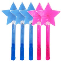 LED 응원별봉 블루 3p + 핑크 2p 세트, 혼합색상, 1세트