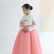 금동이아가한복 여아용 여둥근꽃패치 아동한복세트 AW138 + 복주머니