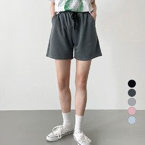 잘빠진 여성용 딜라잇 4부 밴딩 숏 팬츠