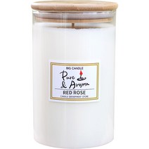 캔들백화점 퓨어 앤 아로마 캔들 1000g, 레드로즈