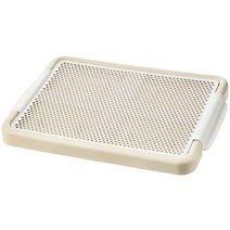탐사 반려동물 그물망 배변판, 베이지, 1개 대표사진