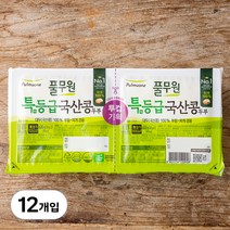 풀무원 특등급 국산콩 두부 부침찌개 겸용, 300g, 12개입