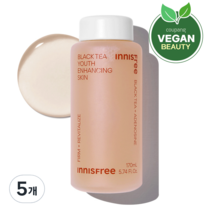 이니스프리 블랙티 유스 인핸싱 스킨, 170ml, 5개