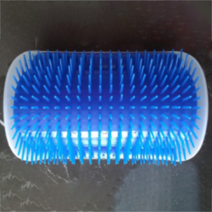 블럭마트 고양이 셀프 얼굴 그루밍 브러쉬, 블루, 1개