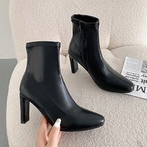 라블 여성용 데일리 삭스 앵클부츠 9cm