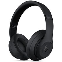 Apple Beats Studio3 무선 오버이어 헤드폰, 매트블랙, MX3X2PA/A