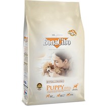 보나시보 퍼피 작은 알갱이 강아지 건식 사료, 닭, 1.2kg, 1개