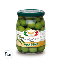 마다마올리바 그린 카스텔베트라노 올리브절임, 575g, 5개