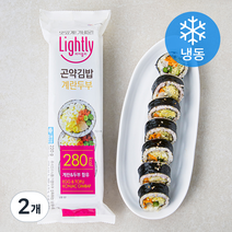 라이틀리 계란두부 곤약김밥 (냉동), 220g, 2개