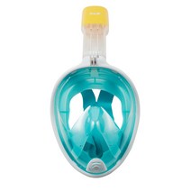 에이치머스 워터 스노클링 마스크, 화이트 + 그린