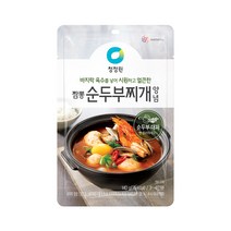 청정원 짬뽕 순두부찌개 양념, 140g, 1개