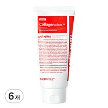 레드 락토 콜라겐 클리어 2.0 대용량 폼클렌징, 6개, 300ml