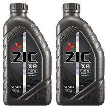 SK엔무브 지크 X8 엔진오일, 2개, 5w-30, 1L