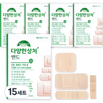 밴드골드 다양한상처밴드 혼합형 22매입, 15세트