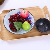 블럭마트 대나무 트레이