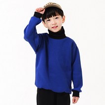 키즈레시피 아동용 목폴라 기모 맨투맨
