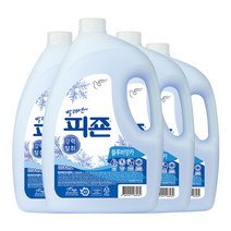 피죤 섬유유연제 블루비앙카 본품, 3100ml, 4개