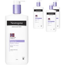 뉴트로지나 릴랙싱 바디 로션 라벤더향, 450ml, 4개