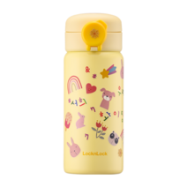 락앤락 스쿨핏 츄잉 원터치 텀블러, 옐로우, 360ml