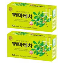 우리차 송원식품 웰빙마테차, 0.8g, 100개입, 2개