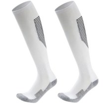 원모아 두꺼운 스포츠 양말 2족, 흰검