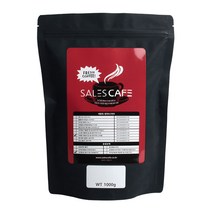 세일즈카페 라떼용 대용량 업소용 원두커피 스트롱 홀빈 SRBC230FR1000A01, 1kg, 굵게분쇄 커피메이커 핸드드립(D), 1개