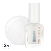 메리쏘드 릴엣지 네일 탑코트 7ml, 01 쉬머 탑코트, 2개