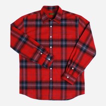 브로이스터 남성용 타탄 체크 베이직심플 셔츠