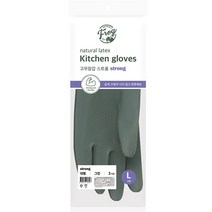 프로그 라텍스 스트롱 고무장갑 양손세트 대, 그린, 대(L), 3세트