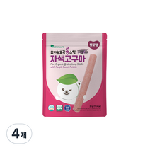 또또맘 유아용 유기농 오곡 롱 스틱 과자 30g, 4개, 자색고구마
