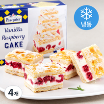 파스키에 바닐라 라즈베리 케이크 (냉동), 245g, 4개