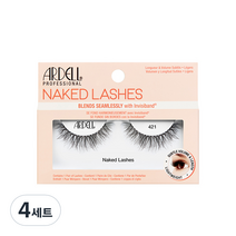 아델 네이키드 래쉬 인조 속눈썹, 421호, 4세트