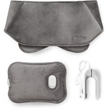 아이보우 충전식 무선 온수 찜질기, IVB-D1000(다크그레이)