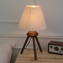 엘유라이트 헤레스 A형 원목 단 스탠드, 브라운