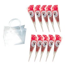 웨딩 플라워샤워, 데코레이션 10개입, 레드