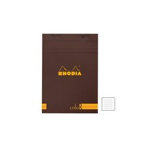 로디아 컬러 R메모패드 no 16 줄지, 초콜릿