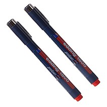 에딩 e 1800/0.1mm/프로피펜/제도용펜/2, 적색, 2개