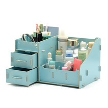 필립로지스틱 하트커플 3단 DIY 뷰티박스 정리함, 블루, 1개