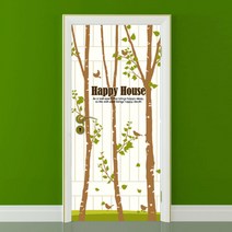 뭉키데코 에어프리 아트도어 시트지, 새들의 자작나무3