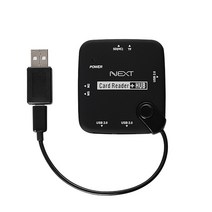 넥스트 OTG 멀티카드리더 + USB허브 NEXT-495UCG