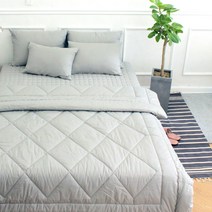 스코홈 어번시리즈 순면 차렵이불패드베개세트