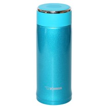 조지루시 엘레강스 보온/보냉 텀블러 SM-LA36, 터쿼이즈 블루, 360ml