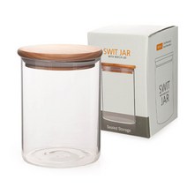 스윗자 밤나무우드 내열유리병, 900ml, 1개