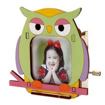 영공방 오르골 액자 부엉이 입체퍼즐, 혼합 색상