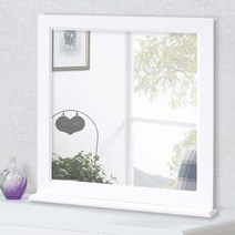 디엔데코 HUG15763 탁상거울, 화이트