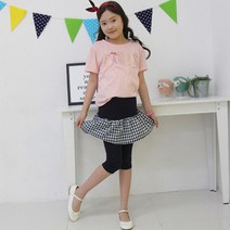 주니걸즈 여아용 파리리본 티셔츠
