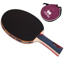 엠파이어 버터플라이 쉐이크 돌출라바탁구라켓 TBC-303 + 라켓가방, 혼합 색상