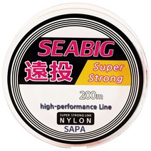 싸파 씨빅 원투전용 나일론 줄 3호, 200m, 1개