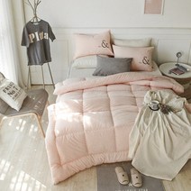 쉬즈홈 순면 차렵이불 이브피그먼트