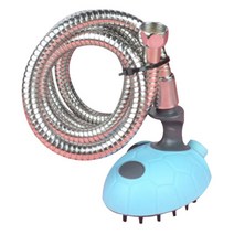 아울리빙 애완동물 마사지 샤워기, 블루, 1개